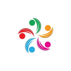 Obraz premium Community, network and social icon