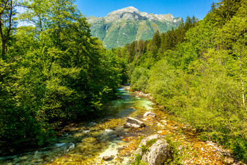 Willkommen im wunderschönen Soča-Tal in der Nähe der Julischen Alpen - Slowenien