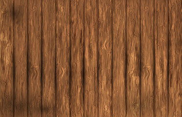 Fototapeta premium Wood texture. Vector background. Realistic vector illustration of a wooden wall.