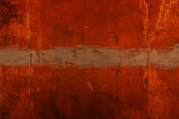 Naklejka premium Dark orange-brown texture of rusty metal