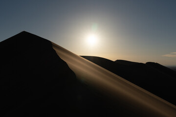 Obraz na płótnie Canvas Sand dunes, Gobi desert
