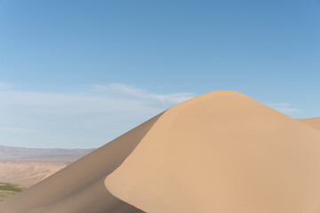 Fototapeta na wymiar Sand dunes, Gobi desert