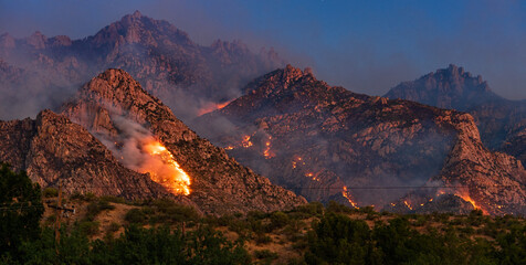 Desert Wildfire, Arizona