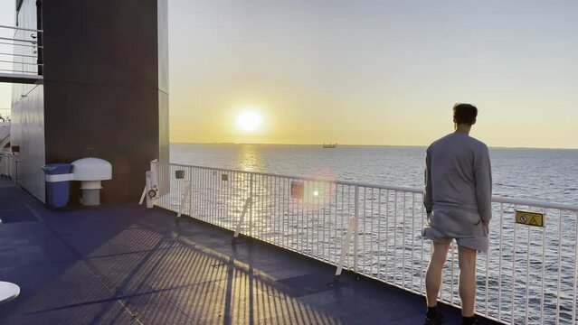 person watching the sea