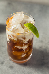 Homemade Cold Dirty Soda with Coconut