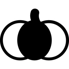 pumpkin glyph icon