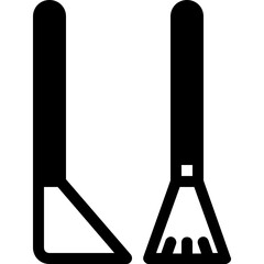 broom glyph icon