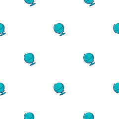 The globe engraved seamless pattern. Vintage world map in hand drawn style.