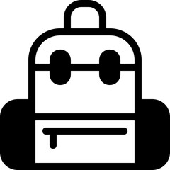 bag glyph icon