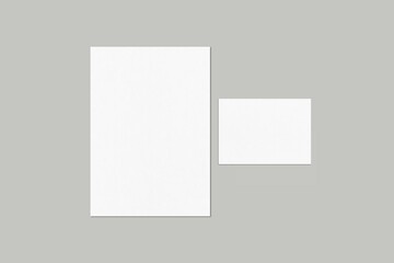 Fototapeta premium blank sheets and business card