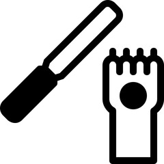 nail glyph icon