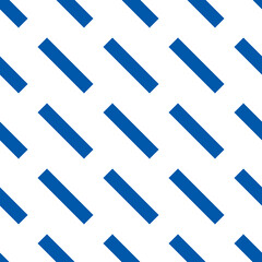 White seamless pattern with blue bars.