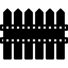 fence glyph icon