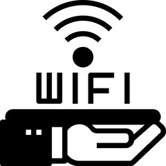 wifi glyph icon
