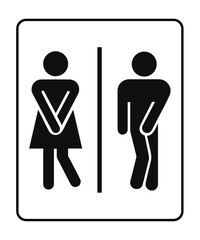 bathroom sign