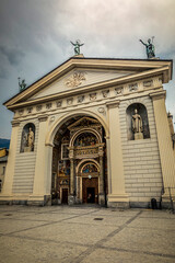 Obraz premium Die Cattedrale di Santa Maria Assunta e San Giovanni Battista in Aosta