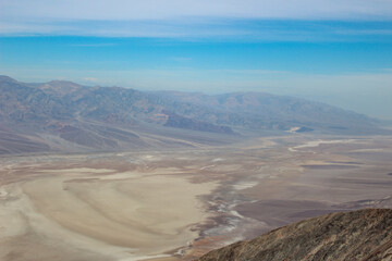 Fototapeta na wymiar Colorful Desert Valley in Death Valley National Park