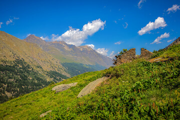 Obraz premium Im Nationalpark Gran Paradiso im Aostatal in Italien