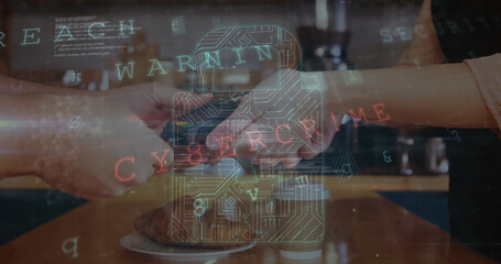 Image of data processing over digital tunnel