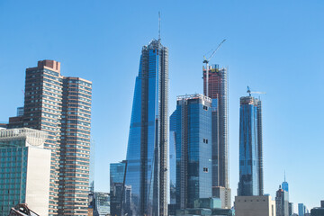 Fototapeta na wymiar Skyscraper construction