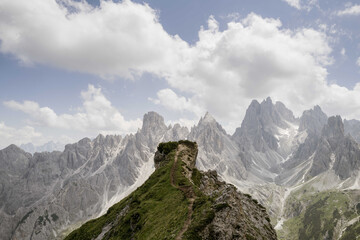 Fototapeta na wymiar Cadini group in the Dolomites mountains