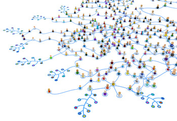 Cartoon Crowd System, Branch Color Dots