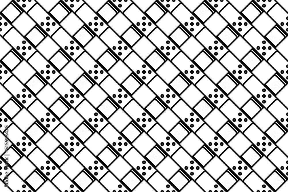 Poster seamless pattern completely filled with outlines of adhesive plaster symbols. elements are evenly sp
