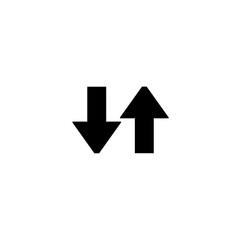 upload and download arrow icon up and down 