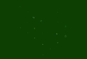 Light black vector background with bubbles.