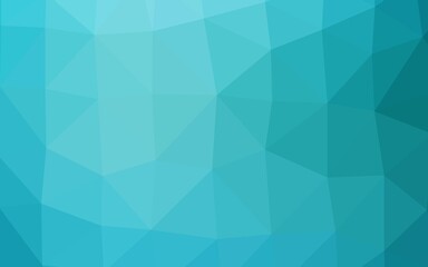 Obraz premium Light BLUE vector triangle mosaic texture.