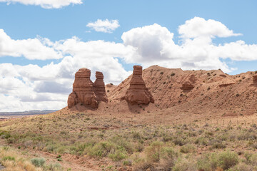 Fototapeta na wymiar Rock formations in the Utah desert