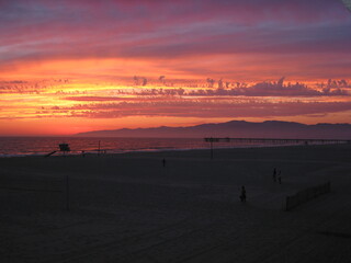Obraz premium Sunset - Marina Del Rey, CA