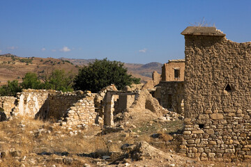 The abandoned village of Souskioú: ruined dwelling in an ex-Turkish enclave in Greek Cyprus