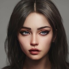 Fototapeta premium cute and pretty girl
