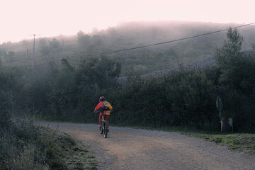 Obraz premium Cycliste catalan
