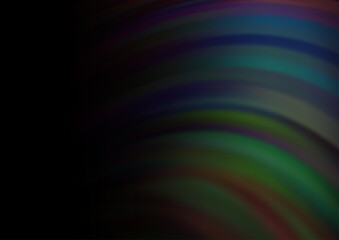 Dark Green vector template with bubble shapes.