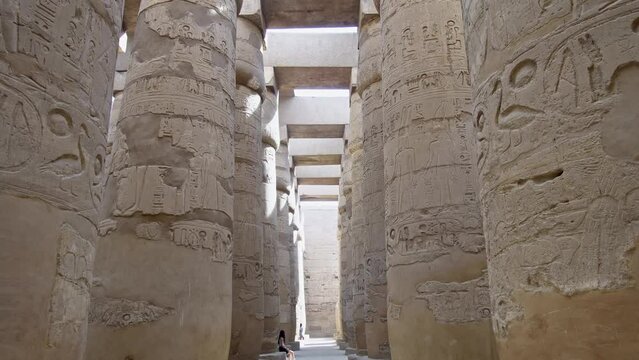 Karnak, temple of Amon Ra, Luxor, ancient Egypt