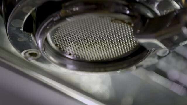 Coffee maker close up
