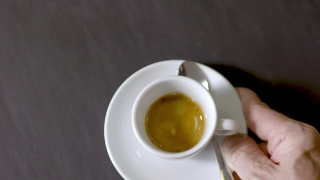 Cup of coffee on the table