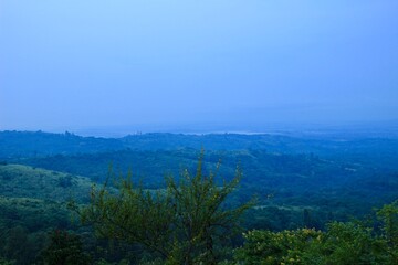 morning in the mountains in uganda