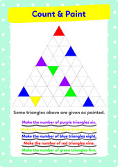 This worksheet is about the coloring activity.