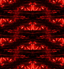 red Glass pyramid prism background