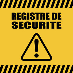 Logo registre de sécurité.