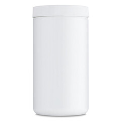 Cosmetic bottle mockup isolated on white