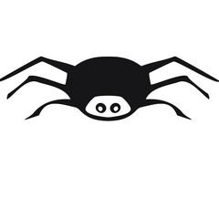 Hand drawn spider. Halloween simbol