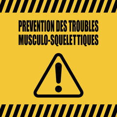 Logo prévention des troubles musculo-squelettiques.