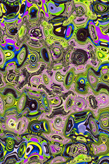 Abstract and contemporary digital art design