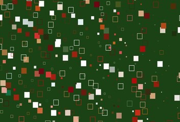 Light Green, Red vector texture with rectangular style.
