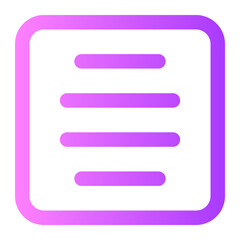 align center gradient icon