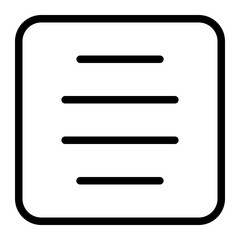 align center line icon